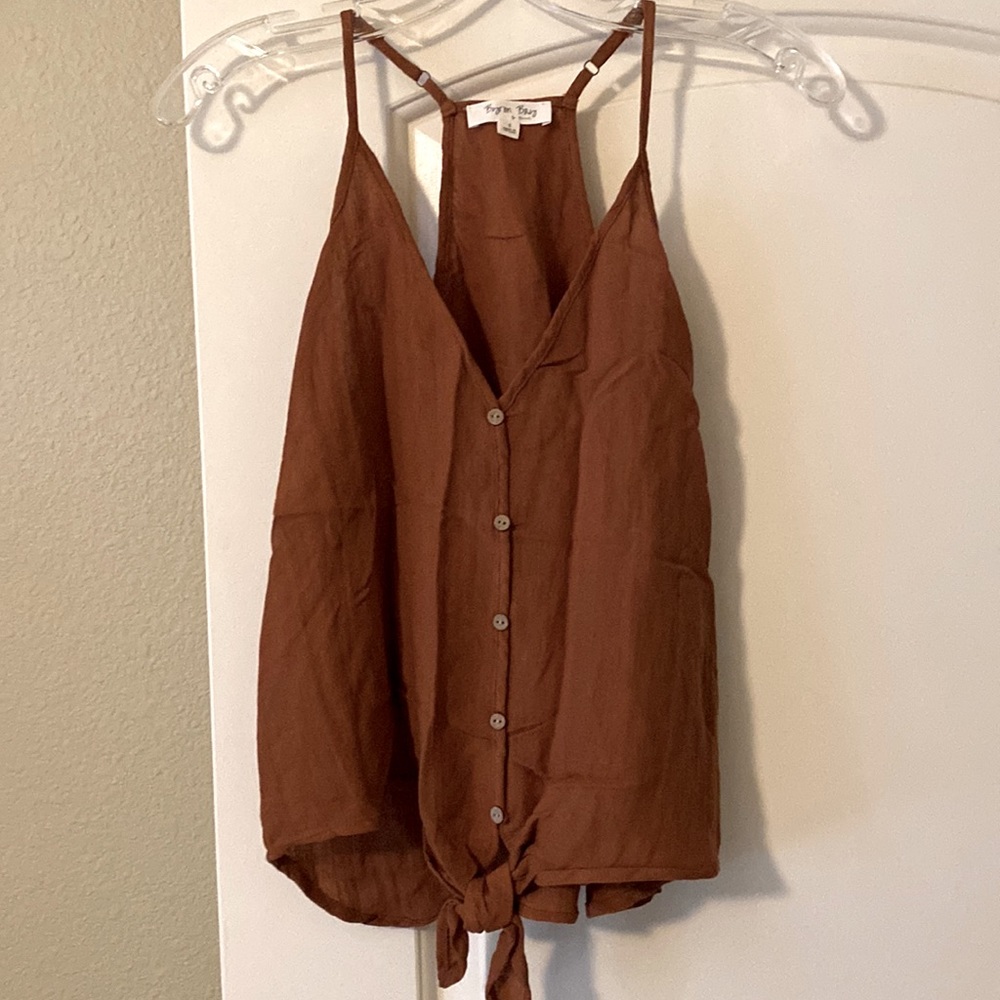 Rust colored tank top